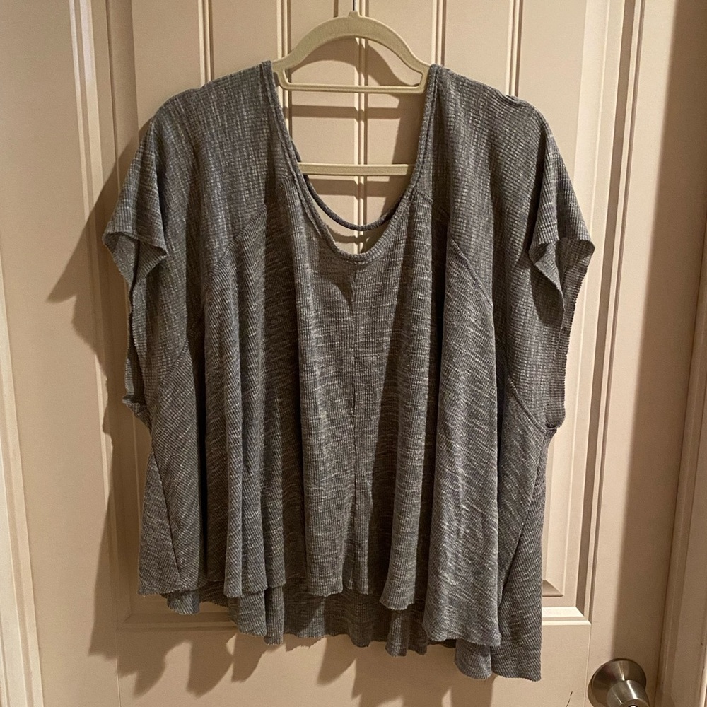 Free People Grey Top